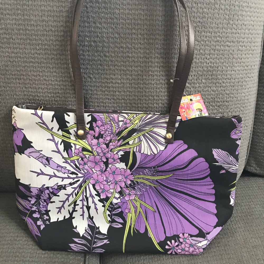 Beautiful Silk Tote Bag
